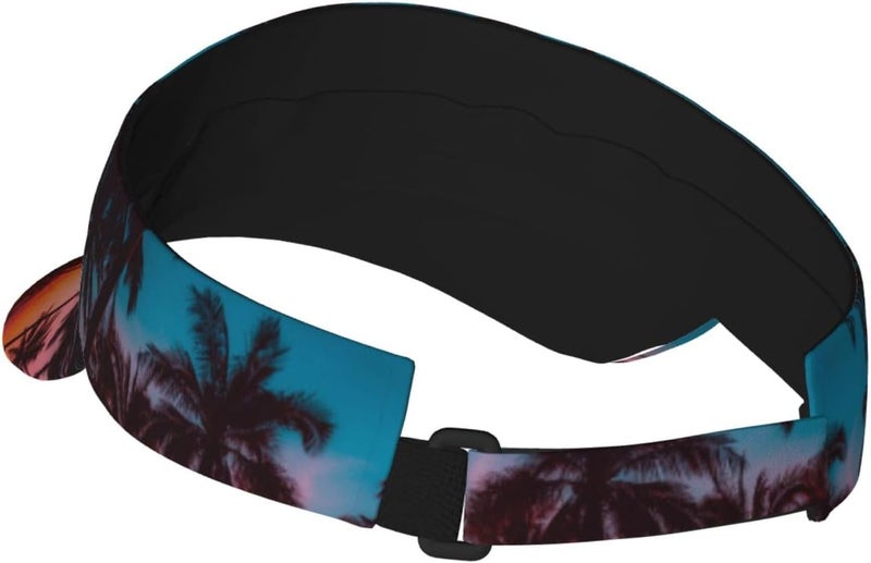 Gianlaima Sports Sun Visor Hats for Women Men Adjustable Lightweight Packable Sun Visor Hat Beach Pool Golf Tennis - Image 3